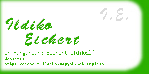 ildiko eichert business card